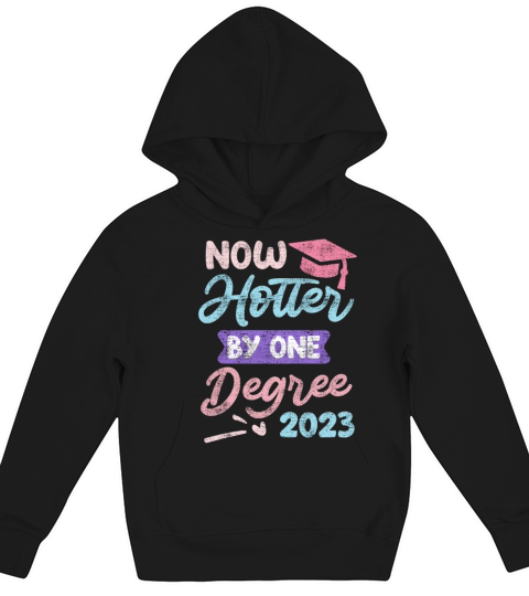 Now hotter by one degree 2023 Masters degree Kids Hoodie