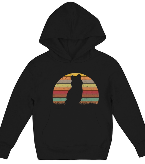 Quokka Vintage Short-tailed Kangaroo Retro Kids Hoodie