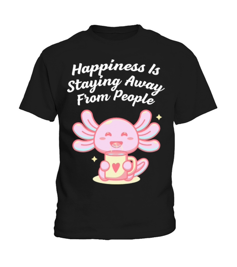 Happiness Is Staying Away Introvert Positivity Ant Kids T-Shirt
