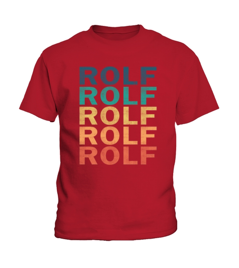 Rolf Name T Shirt - Rolf Vintage Retro Name Gift I Kids T-Shirt
