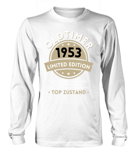 70th Birthday Vintage 1953 Long sleeved Unisex