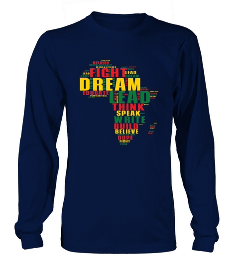 Black History Month African American Celebration Long sleeved Unisex