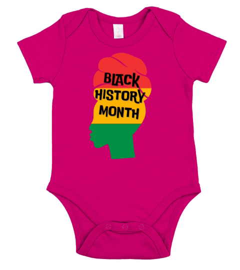 Black History Month Afro Melanin Black Women Short Sleeve Baby One-Piece