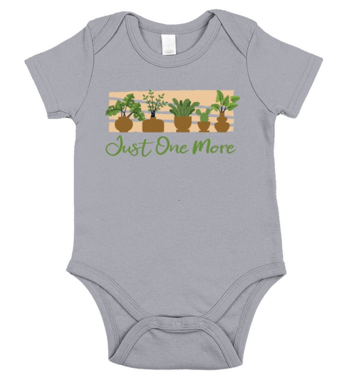 Just One More Ideas Gardener Horticulture Short Sleeve Baby One-Piece