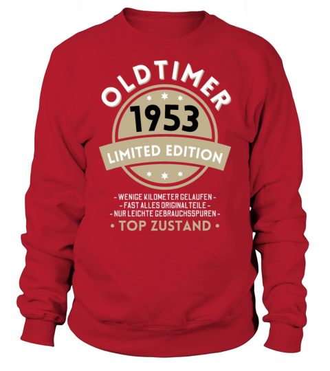 70th Birthday Vintage 1953 Sweatshirt Unisex