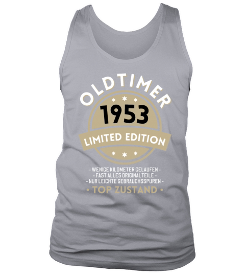 70th Birthday Vintage 1953 Tank Top Unisex