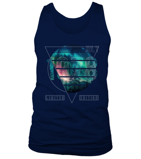 Limited Edition 1978 July Birthday Polar Lights Tank Top Unisex