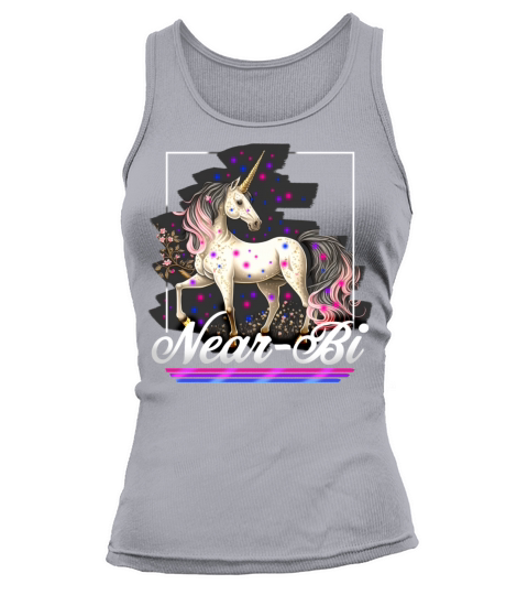 NearBi Funny Cute Bi Pride Unicorn Tank top Woman
