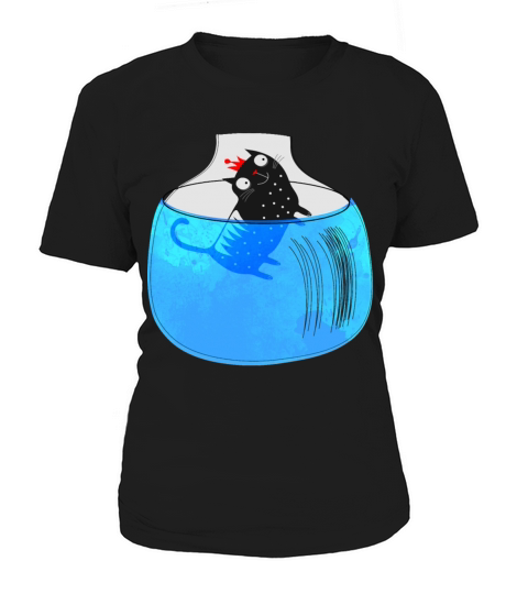 CAT IN A GOLDFISH BOWL Women's T-Shirt