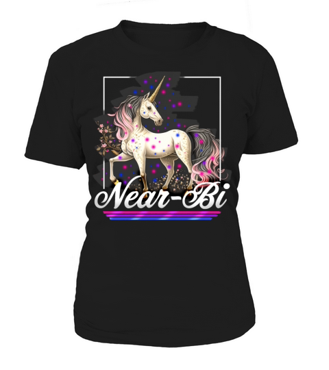 NearBi Funny Cute Bi Pride Unicorn Women's T-Shirt