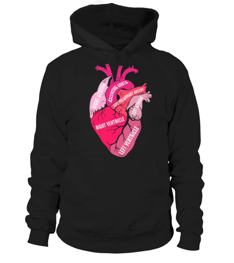 Parts Of Heart Hoodie Unisex