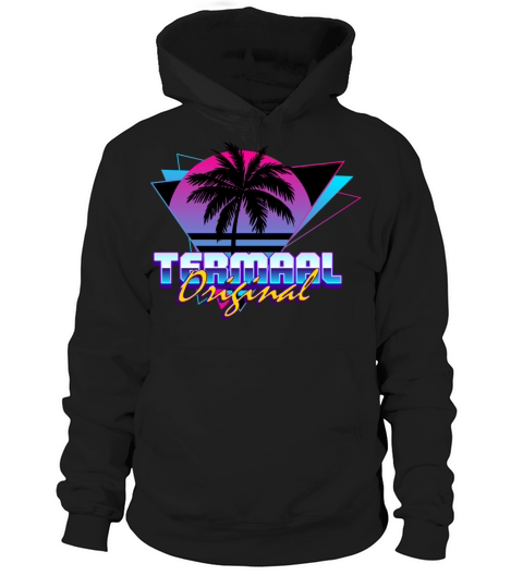 Synthwave 1 Termaal Original 80s 90s Retro Hoodie Unisex