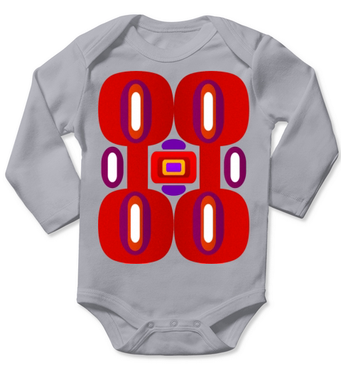 Art beautiful Long Sleeve Baby One-Piece
