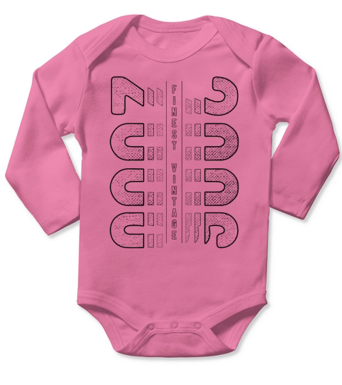 Finest Vintage 2006 Year Of Birth 2006 Birthday Long Sleeve Baby One-Piece