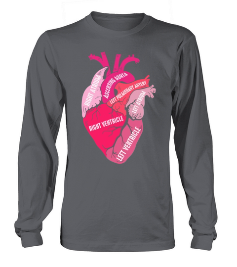 Parts Of Heart Long sleeved Unisex
