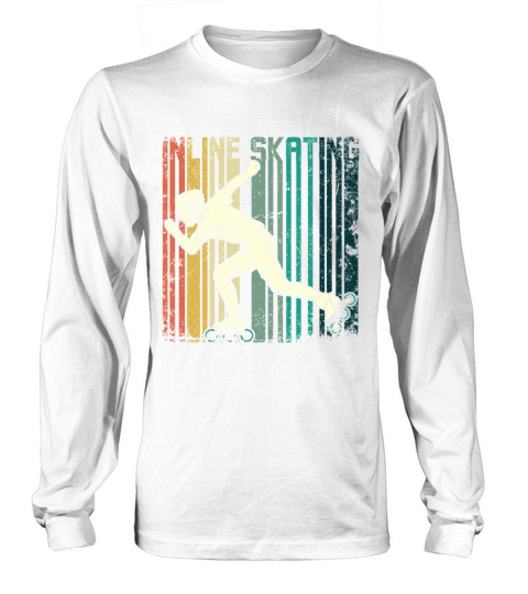 Retro Vintage rollerblade inline skating Long sleeved Unisex