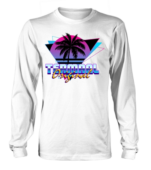 Synthwave 1 Termaal Original 80s 90s Retro Long sleeved Unisex