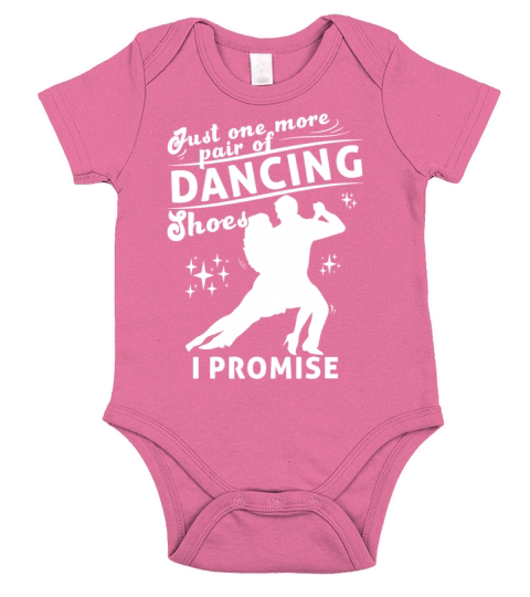 One More Pair Of Dancing Shoes Retro Ballroom Short Sleeve Baby One-Piece