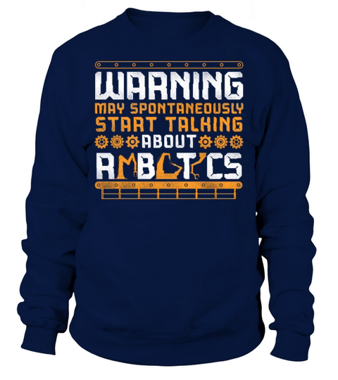 Robot Robotics Engineer Vintage Sweatshirt Unisex
