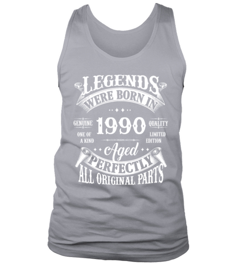32nd Birthday Vintage Legends Born In 1990 32 Year Tank Top Unisex