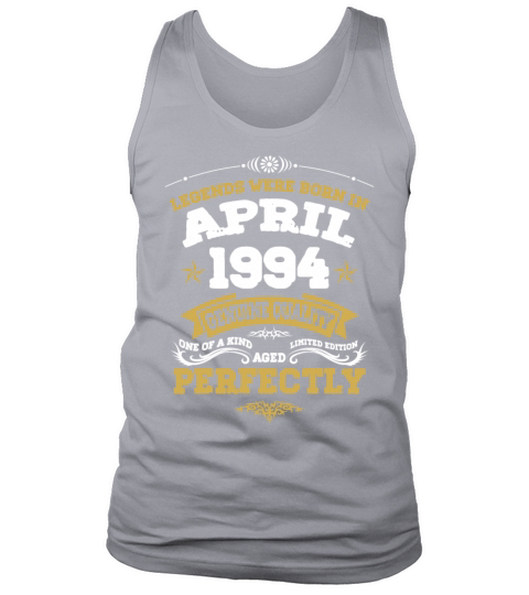 Vintage Aged To Perfection April 1994 Tank Top Unisex