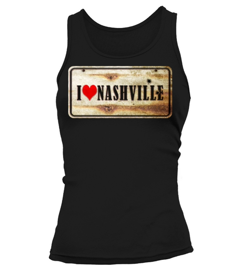 I Love Nashville Vintage Sign Tank top Woman
