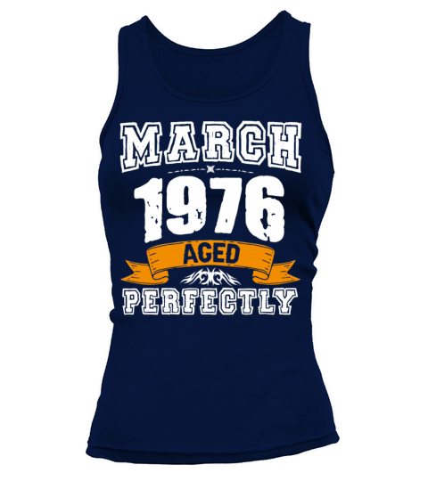 March 1976 Vintage Birthday Present Tank top Woman
