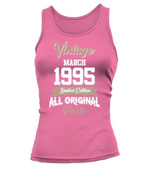 March 1995 Vintage Birthday Present Tank top Woman