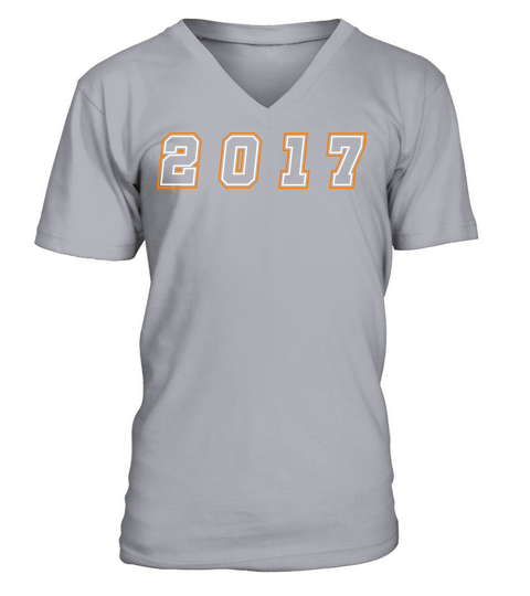 2017 Year Number V-Neck T-shirt