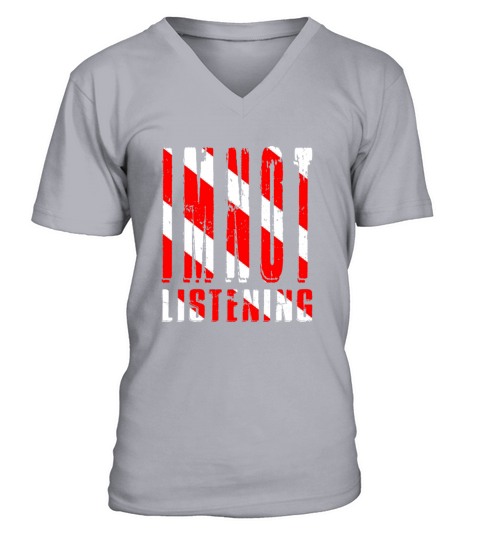Im Not Listening V-Neck T-shirt