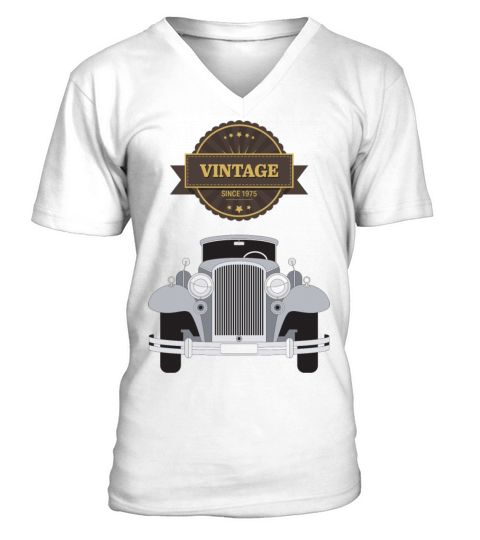 Vintage car V-Neck T-shirt