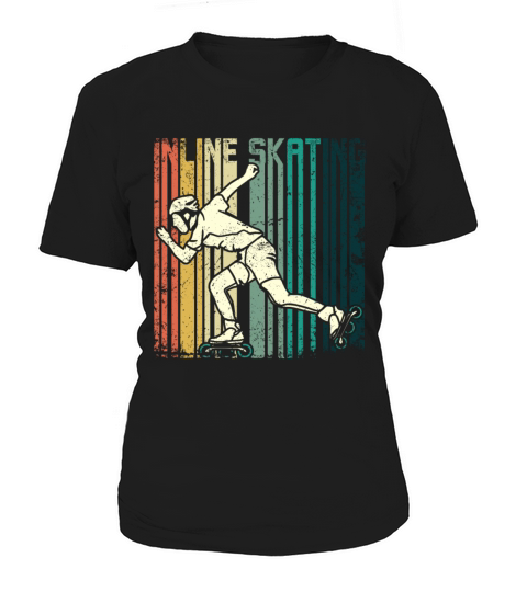 Retro Vintage rollerblade inline skating Women's T-Shirt