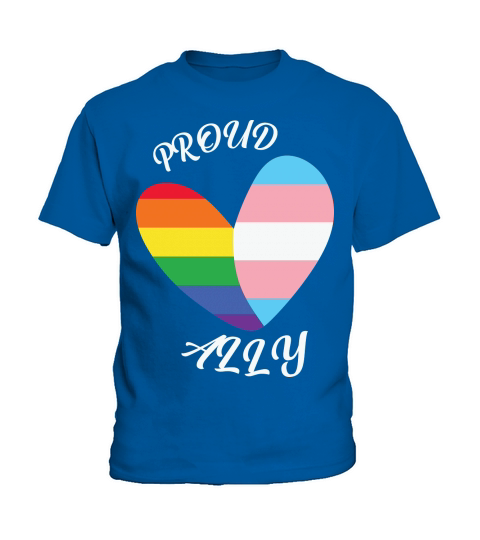 Proud Ally LGBT Heart Gay Kids T-Shirt