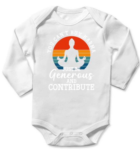 Spiritual Positive Sarcasm Ego Long Sleeve Baby One-Piece