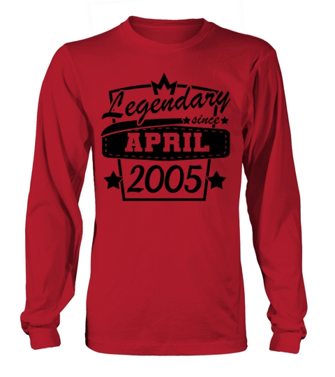 April 2005 18th Birthday Vintage Design Long sleeved Unisex