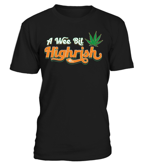 Vintage A Wee Bit Highrish Funny St Patrick s Day T-Shirt Unisex