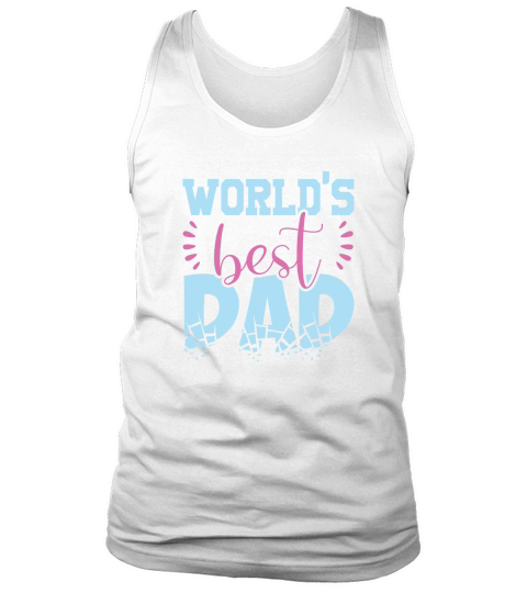 Worlds Best Dad Fathers Day Tank Top Unisex