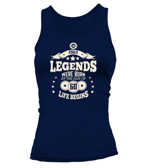 60th Birthday 1963 Legends Vintage Year 1963 Tank top Woman