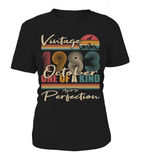 40th birthday october 1983 vintage 1983 Women's T-Shirt