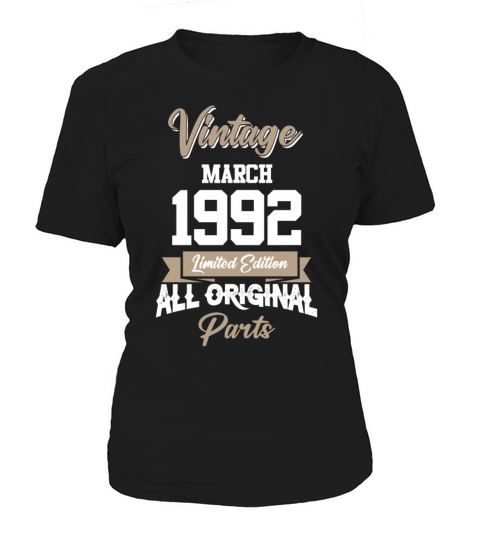 March 1992 Vintage Birthday Present Women's T-Shirt