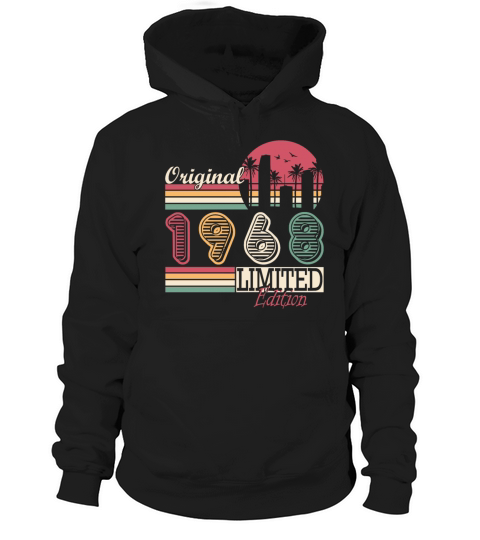 1968 Original Vintage Birthday Gift Hoodie Unisex