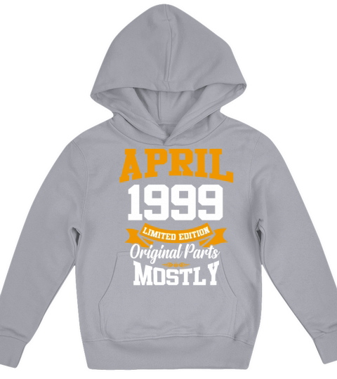 April 1999 Vintage Birthday Present Kids Hoodie