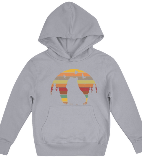 Capybara Retro Vintage Kids Hoodie