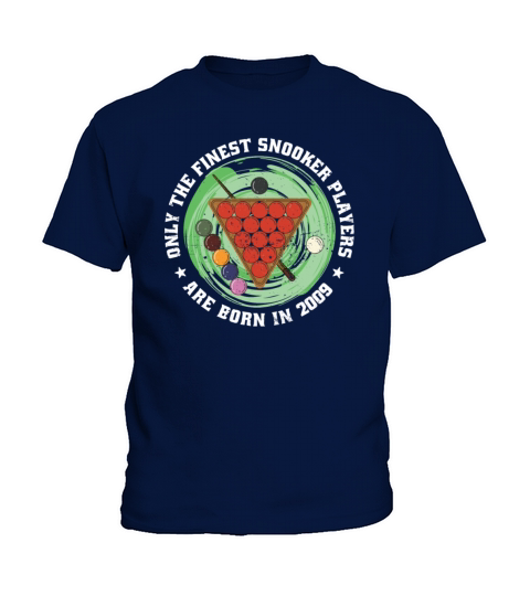 Snooker born in 2009 Vintage Birthday Snooker-game Kids T-Shirt