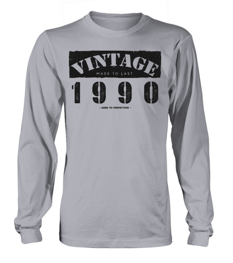 Vintage Classic 1990 33rd Birthday - 33 Years Old Long sleeved Unisex