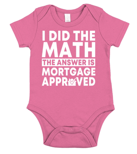 Funny Mortgage Broker Quote Short Sleeve Baby One-Piece