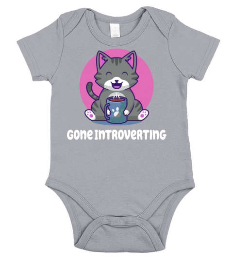 Gone Introverting Traveler Introvert Travel Lover Short Sleeve Baby One-Piece