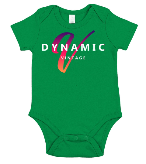 new dynamic ventage Short Sleeve Baby One-Piece