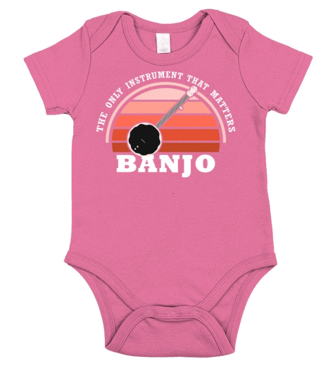 The Only Instrument That Matters Bluegrass Music B Short Sleeve Baby One-Piece