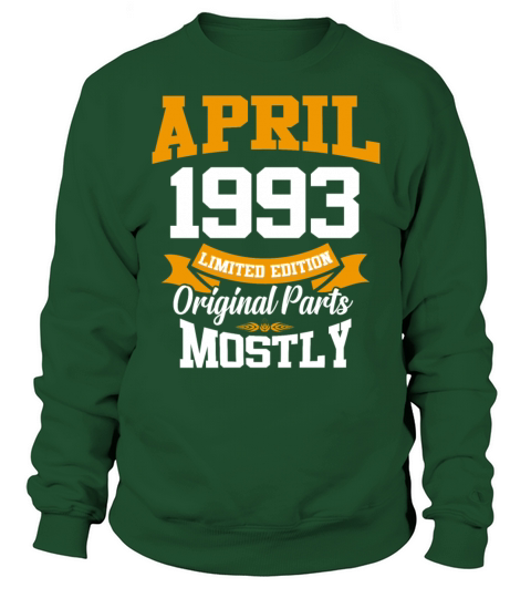 April 1993 Vintage Birthday Present Sweatshirt Unisex